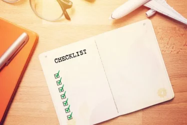 check list para viagem