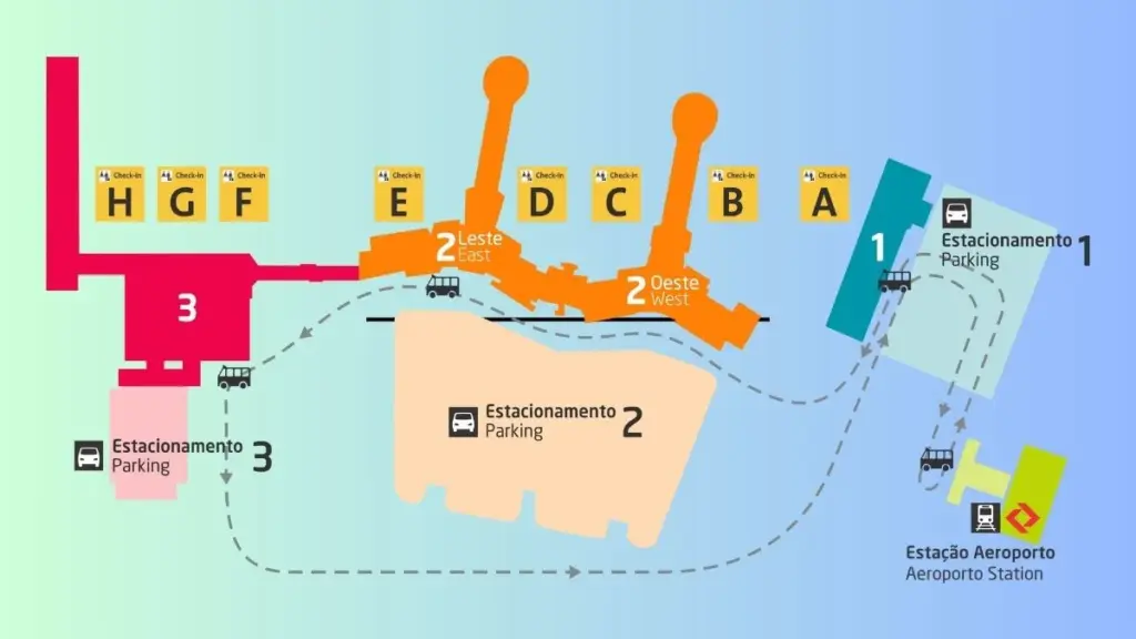 Como chegar ao Aeroporto de Guarulhos de trem pela CPTM