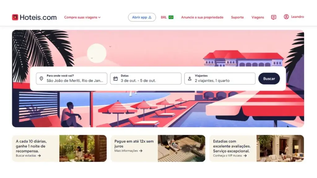 Hoteis.com é confiável