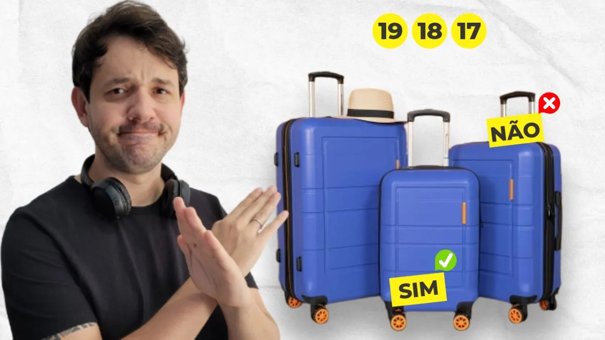 Qual o Tamanho da Bagagem de Mão